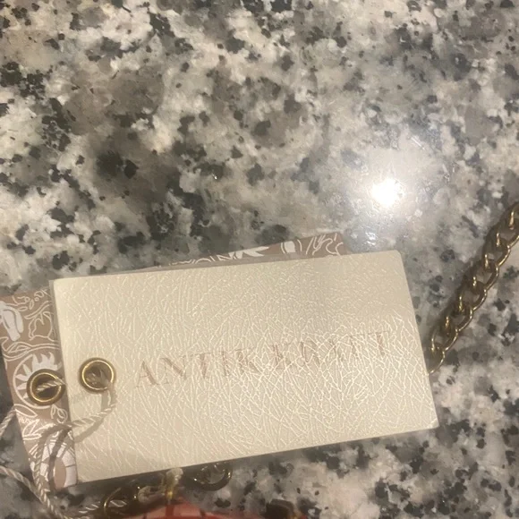 NWT Antik Kraft BGA-IN26 small metal clutch with bronze chain strap - Picture 7 of 15